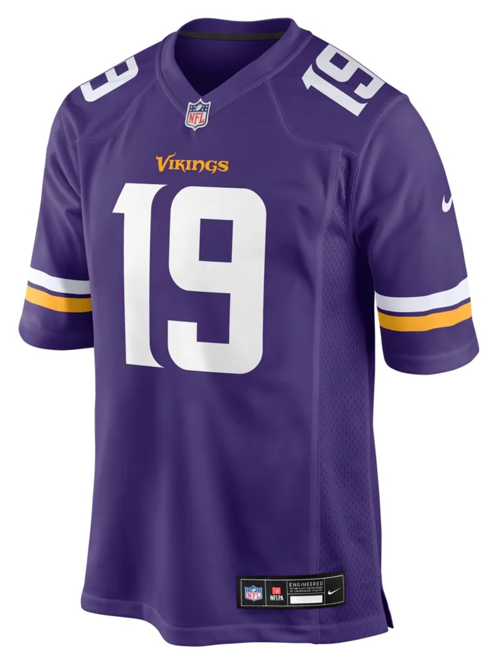 Nike Minnesota Vikings #19 purple football jersey size youth M (10/12) unisex